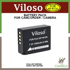 Viloso Fujifilm NP-W126 Battery Pack NPW126 for X-E2 XE2 XE-2