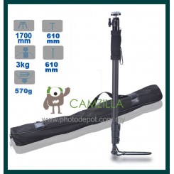 Weifeng WT-1007 Monopod Aluminium Mimi Ball Head 1700mm Stand