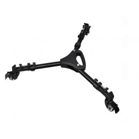 Weifeng WT-700 Pro 3 Wheels Pulley Universal Folding Camera Tripod Dolly Base Stand for photography