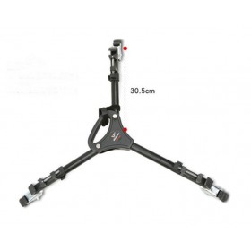 Weifeng WT-700 Pro 3 Wheels Pulley Universal Folding Camera Tripod Dolly Base Stand for photography