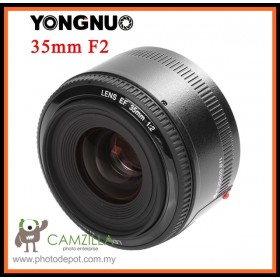 Yongnuo Wide-angle Ef 35mm F2 1:2 Af/ Mf Prime Lens For Canon Eos