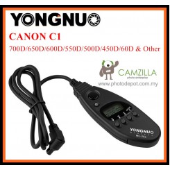 Yongnuo MC-20 (C1) Timer Remote Cord For 700D/650D/600D/550D/500D/450D/60D 