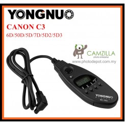 Yongnuo MC-20 (C3) Timer Remote Cord For 6D/50D/5D/7D/5D2/5D3 