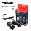 YONGNUO RF-603 II C3,RF603II C3 Wireless Flash Trigger 2 Transceivers for Canon 7D 6D 5D Mark II,5D Mark III,1Dx