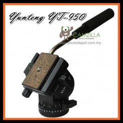 YT 950 Professional Photography YUNTENG DSLR Hydraulic pressure Fluid Tripod Head For Photo & Video 