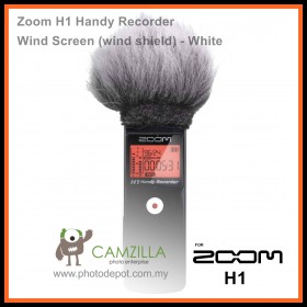 Zoom H1 Handy Recorder Wind Screen (wind shield) - White