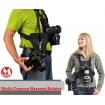MICNOVA Multi Camera Carrying Photographer Vest with Side Holster for DSLR Camera