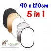 Camzilla 60CM X 90CM 5-IN-1 Light Mulit Collapsible REFLECTOR